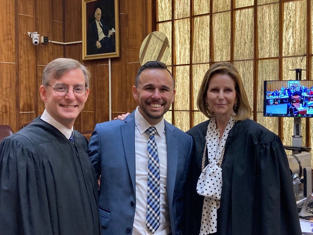 dadams7308's tweet photo. A quintessential redemption story. Angel Sanchez, aged 40, being sworn in today to the Washington DC bar by judges Kathleen Williams and Judge Miguel de la O in the same Miami courthouse where he was sentence to 30 years in prison in 1998. @FLRightsRestore (Full story to follow) https://t.co/HnxyOYDlNV