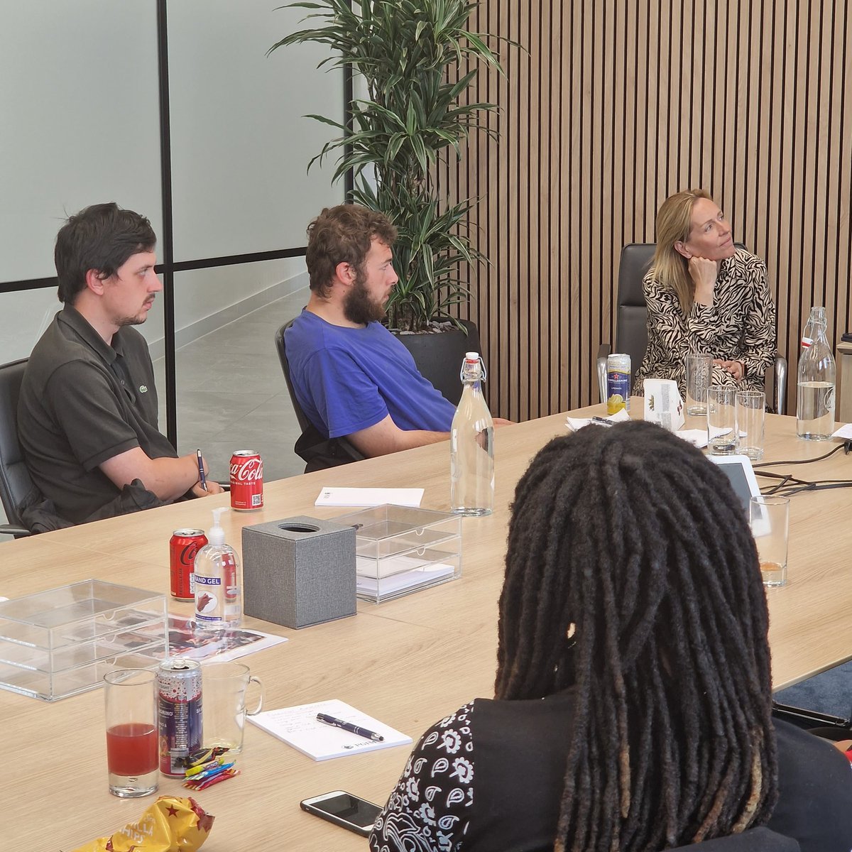 FemiAdeDavis's tweet photo. Brilliant day at the @pgim offices with our Youth Partners @YouthBuildVUK participating in employability workshops. It was invaluable for young people to hear the personal journeys of the PGIM team and to feel comfortable and welcomed in these settings. #youthleadership #ybv https://t.co/apCPJAJrYP