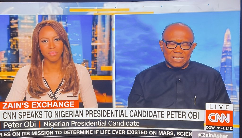OselokaHObaze's tweet photo. @PeterObi's CNN performance: stellar &amp; superlative: revelatory of purposeful leadership. https://t.co/ny6OT5VoPw