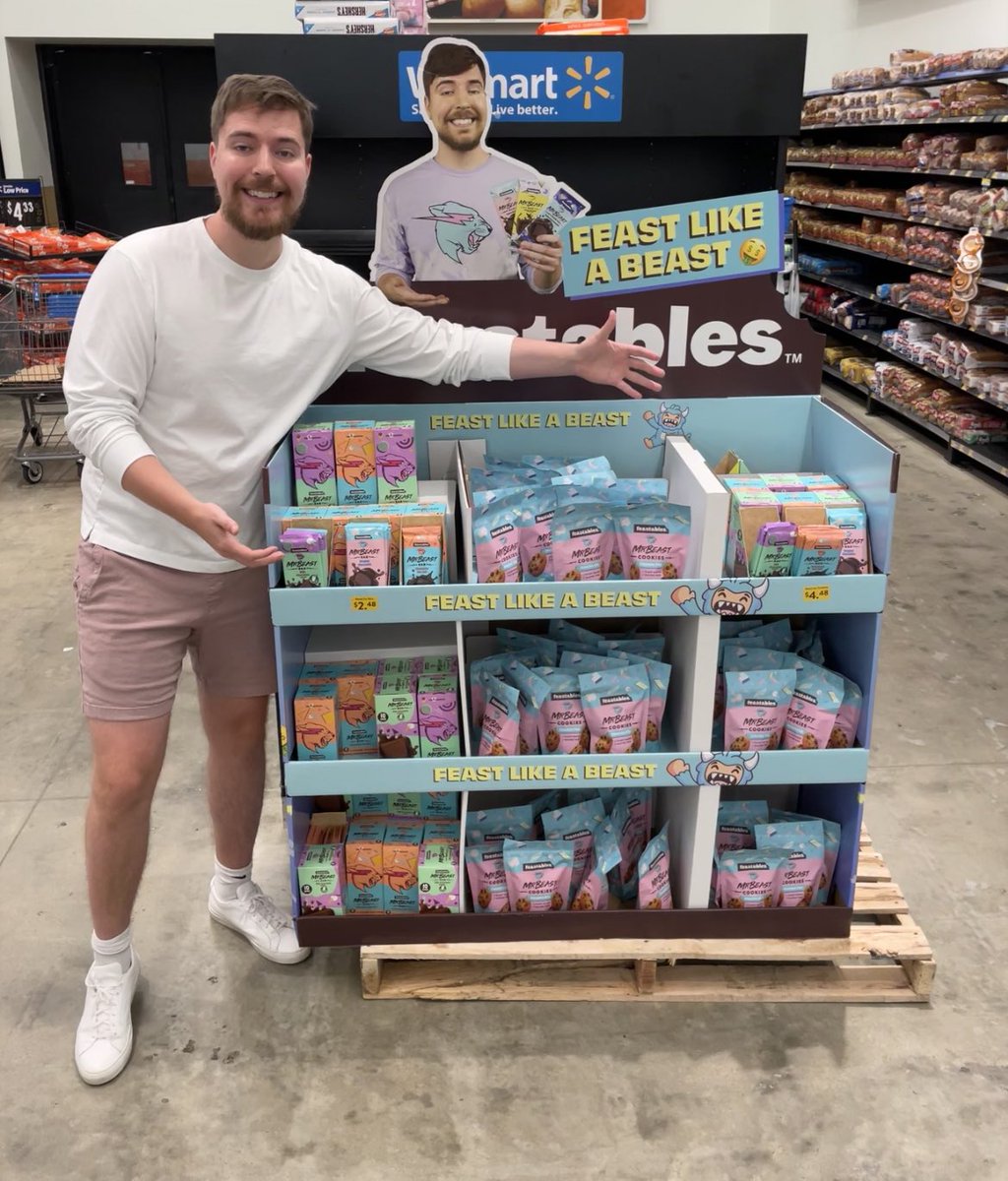 SPOTTED: Feastables MrBeast Chocolate Bars and Cookies - The