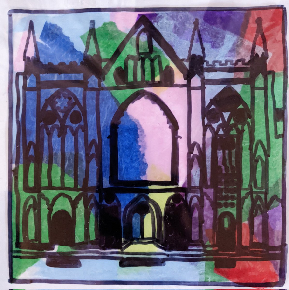 NCMGlearning's tweet image. Some beautiful work by year 7 from Nottingham High School @Year7_NHS @Newstead_Abbey today.