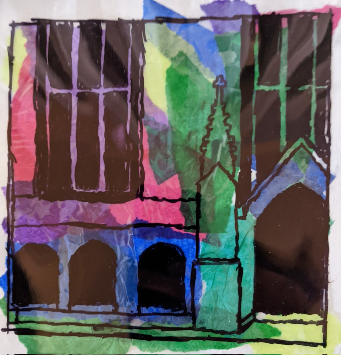 NCMGlearning's tweet image. Some beautiful work by year 7 from Nottingham High School @Year7_NHS @Newstead_Abbey today.