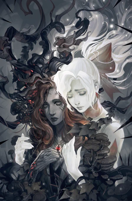 Hi #BiCreators! I'm Jessica, Bestica, Restica- whatever suits the moment~ I paint characters and stories of love, transformation, tribulation, and things that lurk in our dreams~ Just trying to navigate life and enjoy it with good people to support 