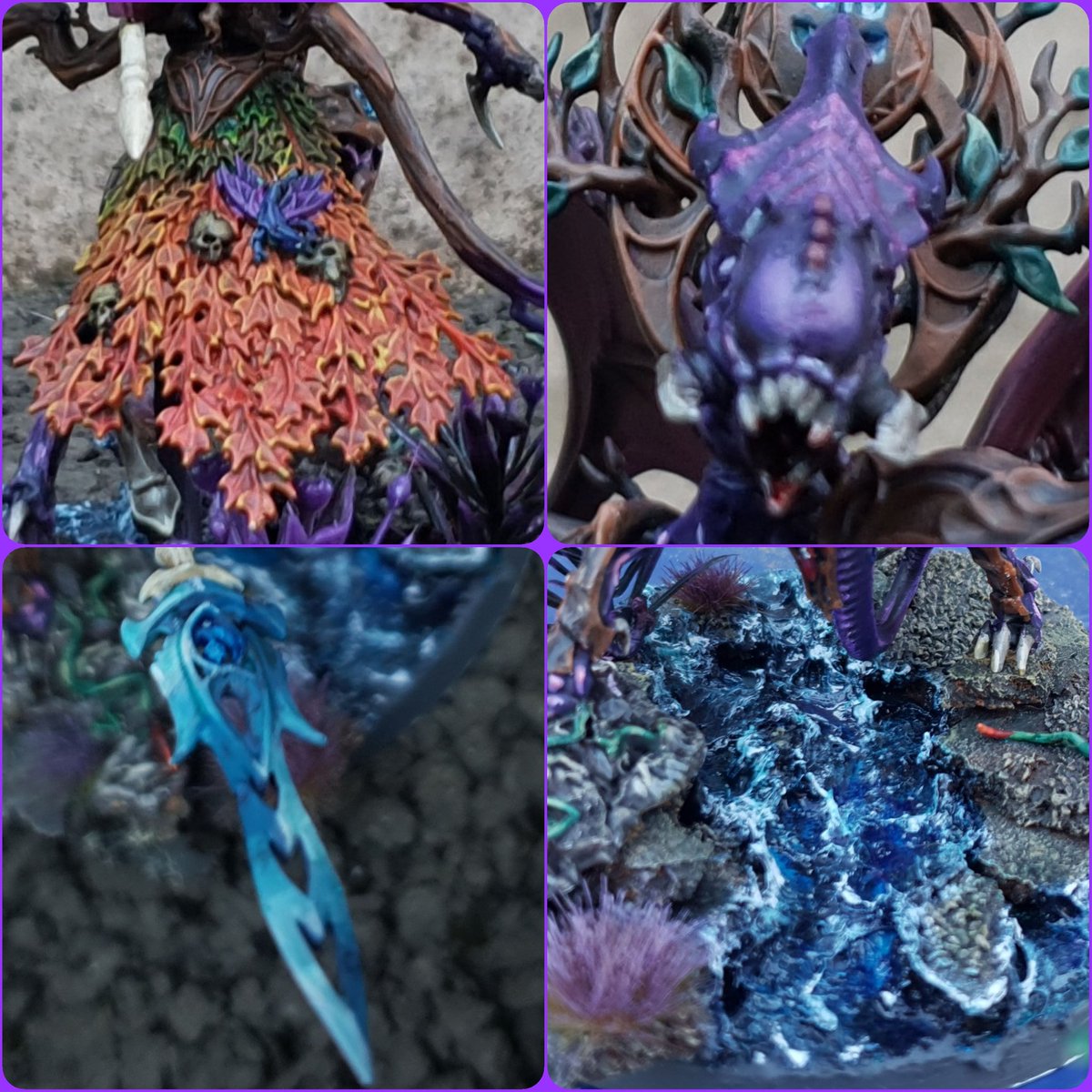 Heed_Paints's tweet photo. It's been a while but a new #Sylvanid has arrived💜🌳🪲
Mortrex, The Arch-Revenant of the Vines
#warhammercommunity #warhammer40k #warhammeraos #tyranids #sylvaneth #sylvanids #tyraneth #parasiteofmortrex #ladyofthevines #kitbash https://t.co/xud5MoE8xl