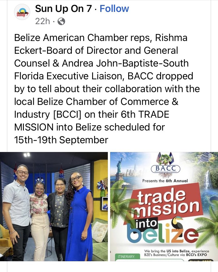 Belize is an exceptional place with significant business opportunities in: Agriculture. Agroprocessing. Tourism & Leisure. Fisheries & Aquaculture. Sustainable Energy. 🇧🇿🇧🇿🇧🇿🇧🇿 Belize it! @syncwithsynergy @Rasta4ijb @axumhq