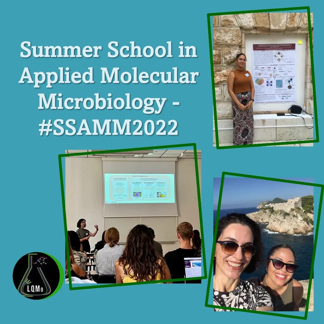 LQMo ( Pupo's Lab) is honored to be part of #SSAMM2022 (Summer School in Applied Molecular Microbiology: ‘Microbial Specialised Metabolites: Ecology, evolution and applications’) at @iucdubrovnik during Sept. 10-17.