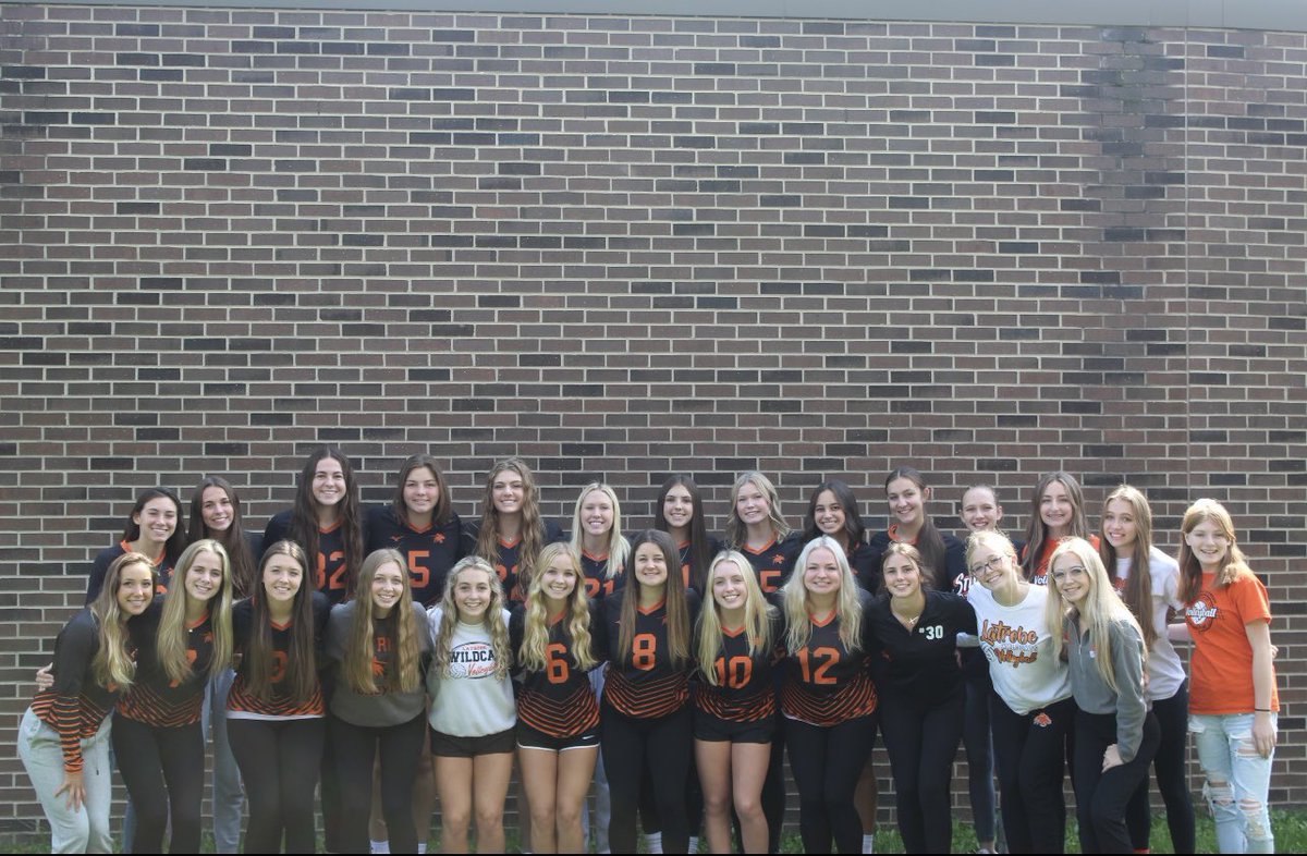 LatrobeHighPost's tweet photo. Congrats to your JV and Varsity Lady Wildcat Volleyball Team on their win over Franklin Regional 2-1 and 3-2 respectively. Also, good luck to the varsity team as they head to Penn Trafford for a tournament Saturday morning! #GLGVB #GreaterLatrobe #GL https://t.co/z76eF6JJ3i