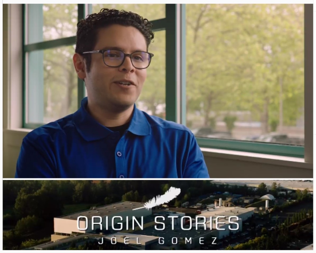 sdccmesa's tweet photo. Celebrating Hispanic Heritage Month - Part 2: Congrats to Joel G., whose powerful "origin story" is captured by @blueorigin (https://t.co/ORuH3Dh51X)! #mesaworks @MESASTEM @sdcitycollege @USC @ViterbiSTEM https://t.co/3rdeyDMLAZ