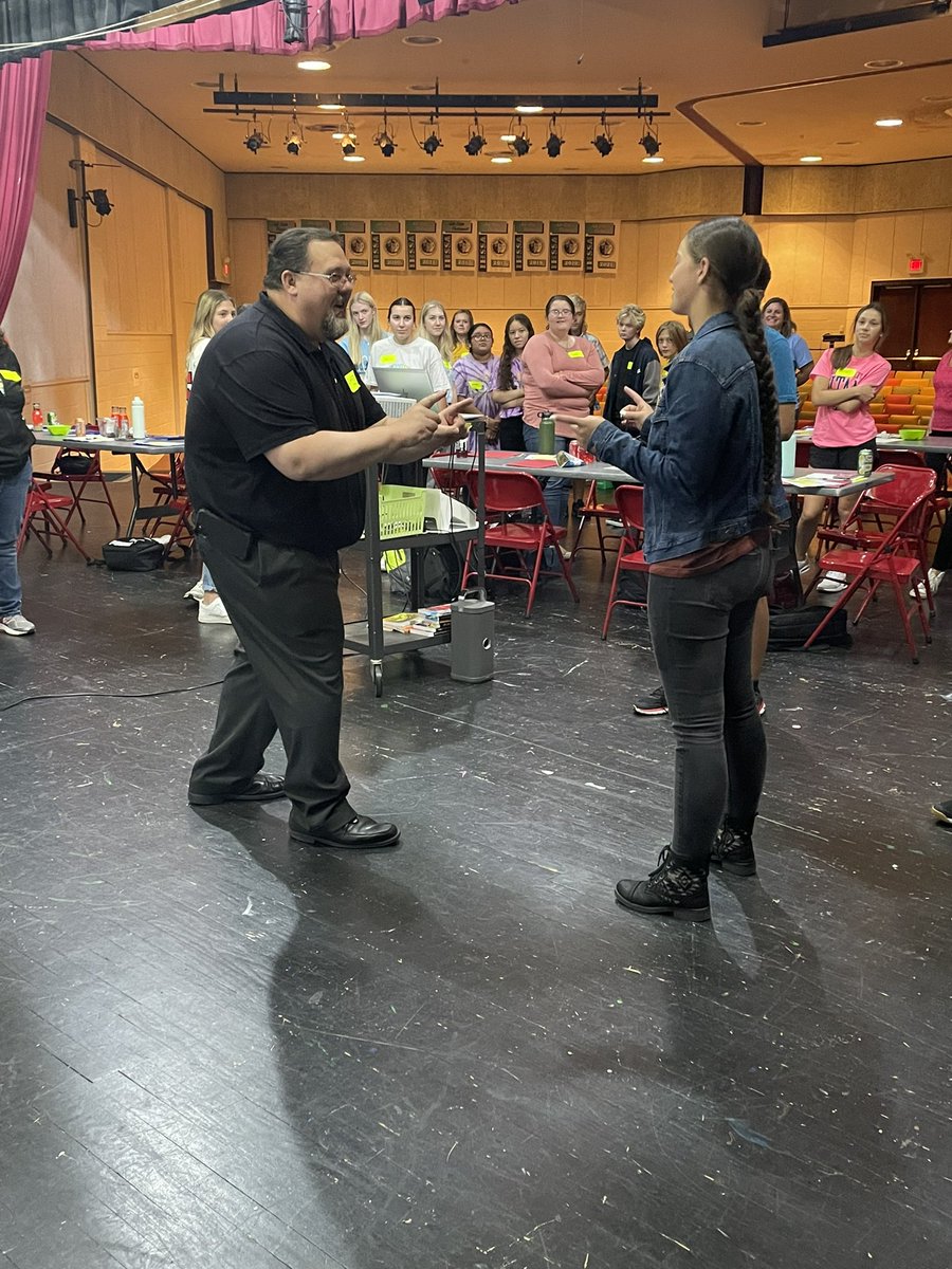 Student Council members learning to interact and communicate with students from other schools. #steppingoutofthecomfortzone #WeAreCM <a href="/ColfaxMingoHS/">COLFAX MINGO CSD</a>