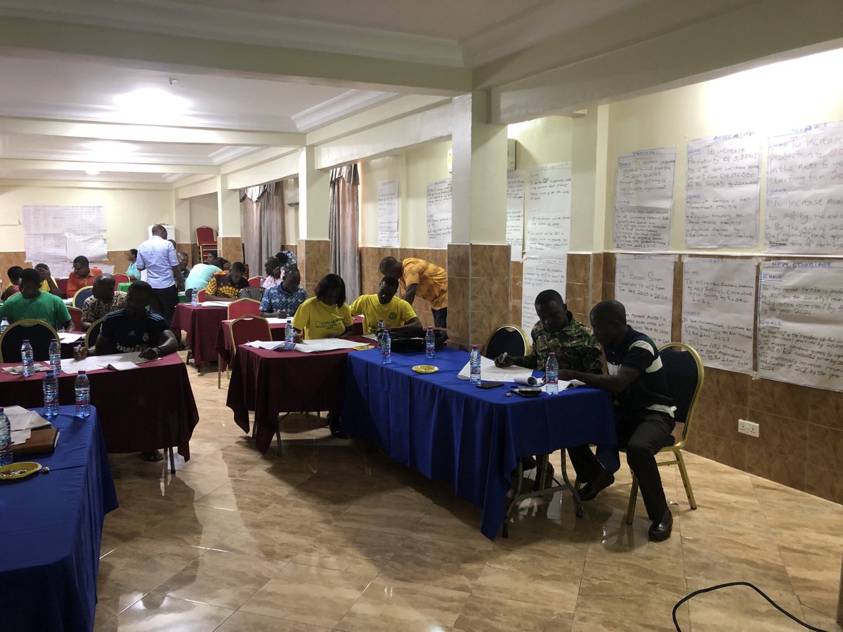 ronvanschaaijk's tweet photo. 3 days with members of Kuapa kooko finished with presenting,discussion the actions plans for improvement of insights for farmers/coops. they can gather insight of business, calculate, benchmark and improve. @Agriterra @Agripool_advice @AgyemangHabiba https://t.co/PeTeM4qBeG