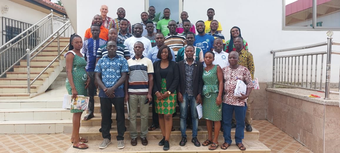 3 days with members of Kuapa kooko finished with presenting,discussion the actions plans for improvement of insights for farmers/coops. ⁦they can gather insight of business, calculate, benchmark and improve. ⁦<a href="/Agriterra/">Agriterra</a>⁩ ⁦<a href="/Agripool_advice/">Agriterra Agripool</a>⁩ ⁦<a href="/AgyemangHabiba/">Habiba Agyemang</a>⁩
