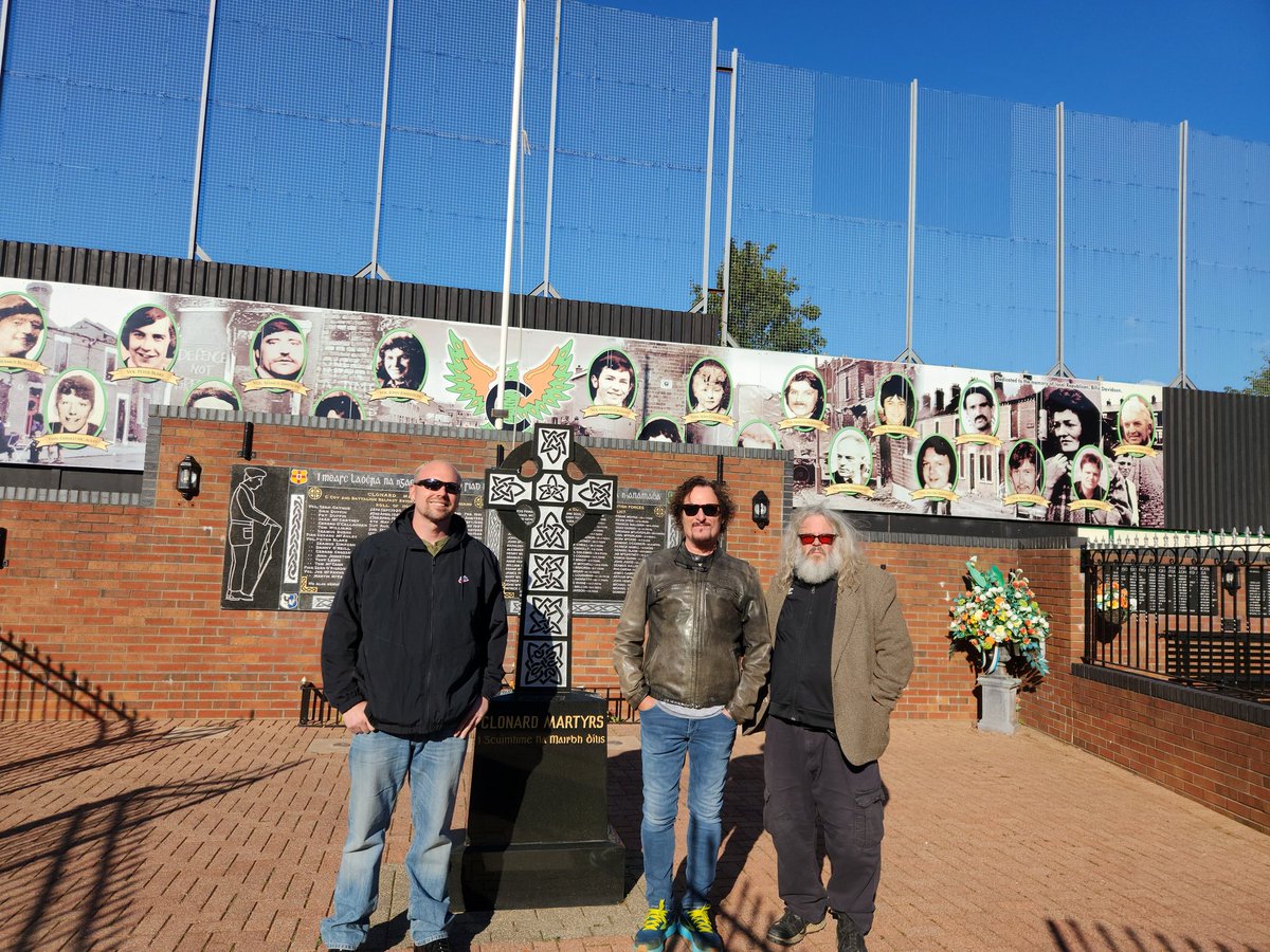 Out and about in Belfast with @KimFCoates and @markboonejunior