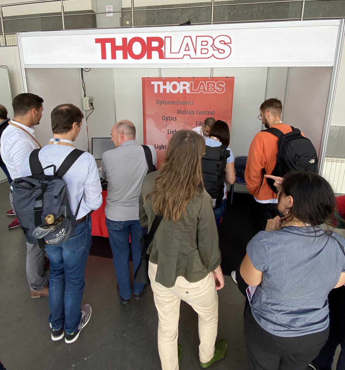 Thank you to our exhibitors at #EOSAM2022!

The buzzing around the booths was loud all week long, we hope you enjoyed the conference as much as we did. We hope to see you in Dijon, France next year for #EOSAM2023 @TOPTICA_AG @GLOphotonics @SpherePhotonics @Thorlabs