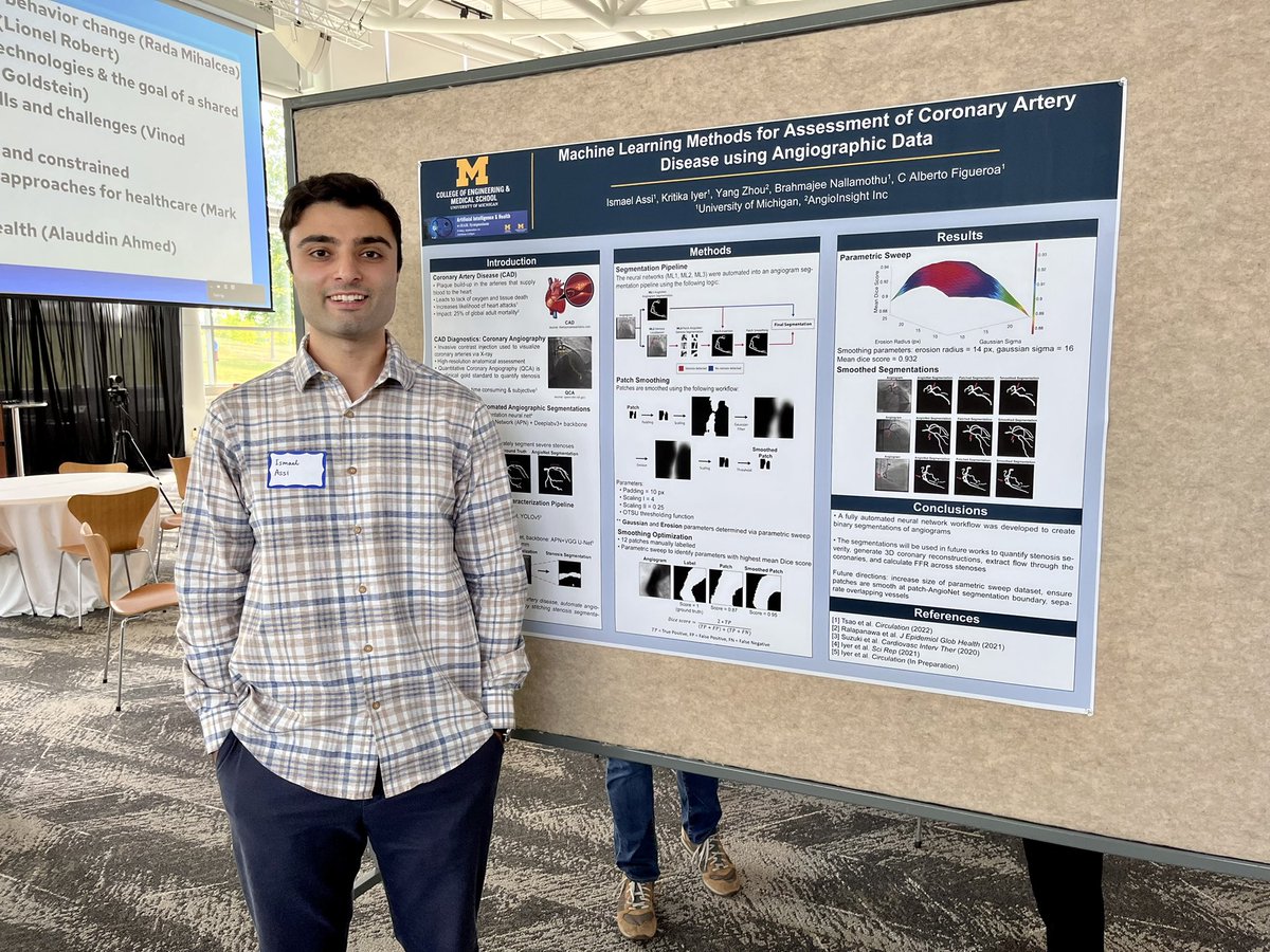 Ismael Assi (@ismaelzassi) on Twitter photo e-HAIL artificial intelligence in health conference! ๐ซ๐ป
Thank you to collaborators <a href="/KritikaIyer16/">Kritika Iyer</a> Yang Zhou <a href="/bnallamo/">Brahmajee Nallamothu</a> <a href="/BloodFlowSim/">C. Alberto Figueroa</a> e-HAIL artificial intelligence in health conference! ๐ซ๐ป
Thank you to collaborators <a href="/KritikaIyer16/">Kritika Iyer</a> Yang Zhou <a href="/bnallamo/">Brahmajee Nallamothu</a> <a href="/BloodFlowSim/">C. Alberto Figueroa</a>