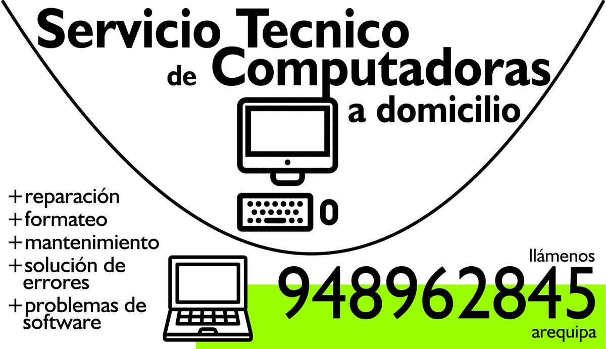 IndigoDesy's tweet photo. Servicio Tecnico de Computadoras - A Domicilio - Arequipa
Llamenos al 948962845.
Formateo e instalaciones, soluciones.
etc...
#ServicioTecnico #Computadoras #Formateo #Domicilio #Calidad #Soporte #PC #Arequipa #Servicio #Tecnico #Informatico #Windows https://t.co/Rz8YnHb71N