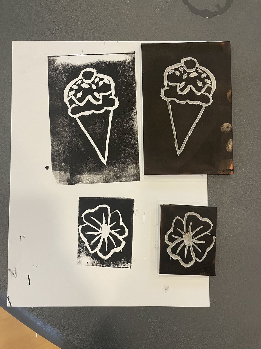 Thank you <a href="/KailiPalmer/">Kaili Palmer</a> for teaching us about linocutting! Thinking of all the ways I can use this in class with my students and getting excited! It is Jawsome! #WeAreVIDA <a href="/VIDASHARKS/">VIDA (6-8 Magnet)</a>