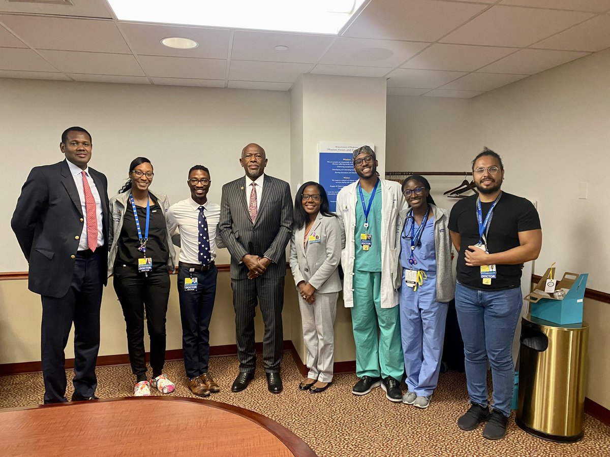 What an honor to learn about ways to advocate for our patients and communities from @MeharryMedical president-CEO @JamesEKHildreth such an inspiration.