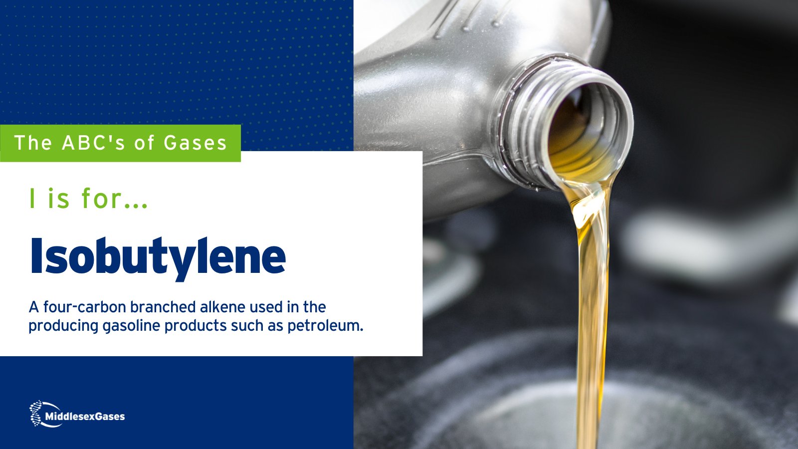 MiddlesexGases on Twitter "I is for Isobutylene! This gas helps