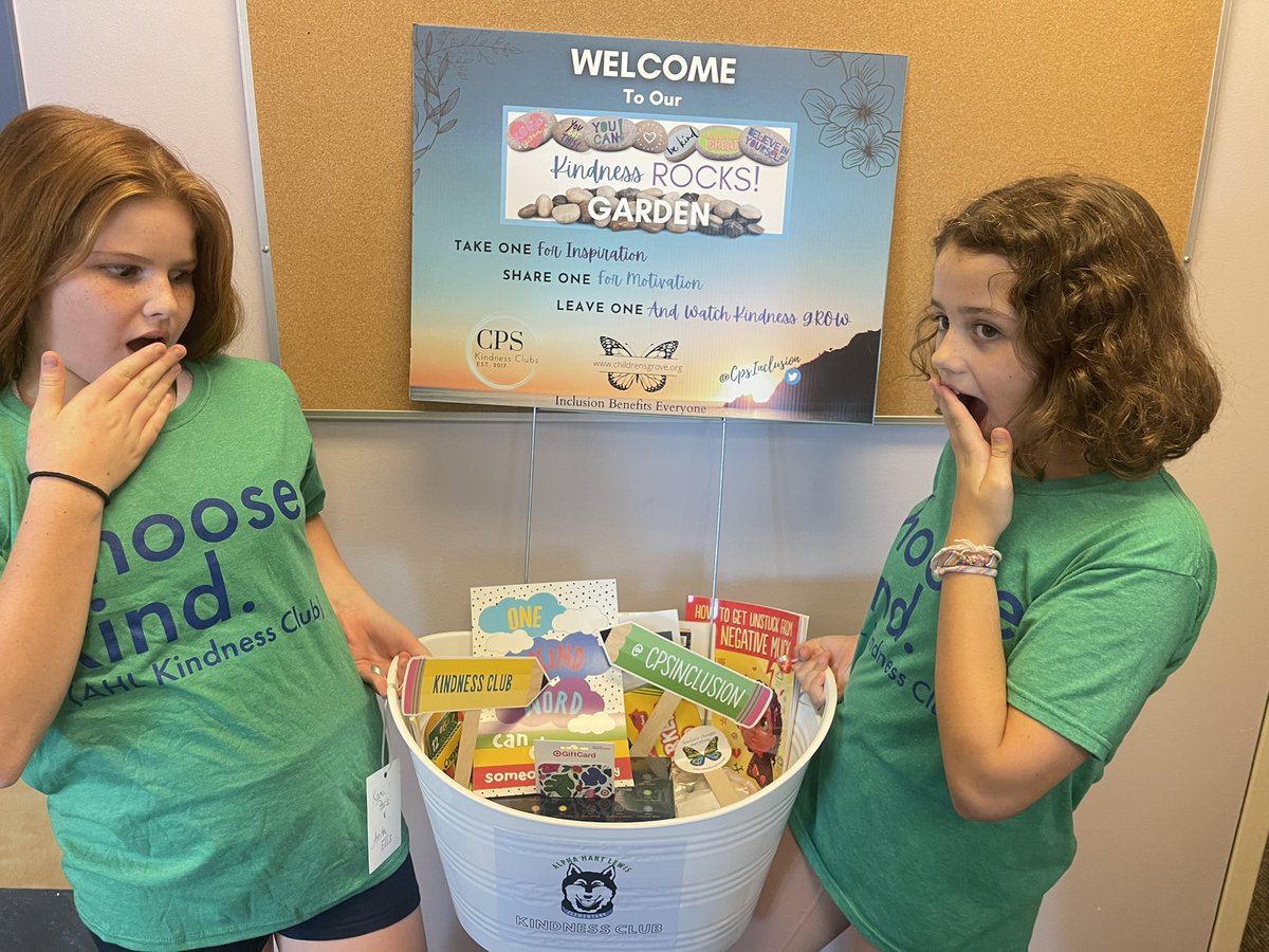 These <a href="/AHLHuskies/">Alpha Hart Lewis, The AVID Elementary</a> Kindness Club veterans were *shocked* about ALL of the goodies that sponsors <a href="/elliscounselAHL/">Anita Ellis</a> and <a href="/AHLPsych/">Kami Paris</a> received to support Kindness Club 22-23! Rollout coming later this year! <a href="/CpsInclusion/">CPS Inclusion</a>