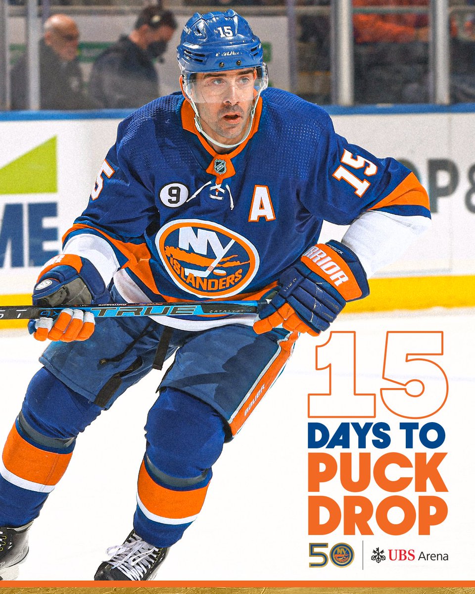 NYIslanders's tweet photo. 15 days till the home opener! 

Retweet this for a chance to win a signed puck. 

🎟: https://t.co/W5ZFz7Vvsj https://t.co/1gH0lf8sJI