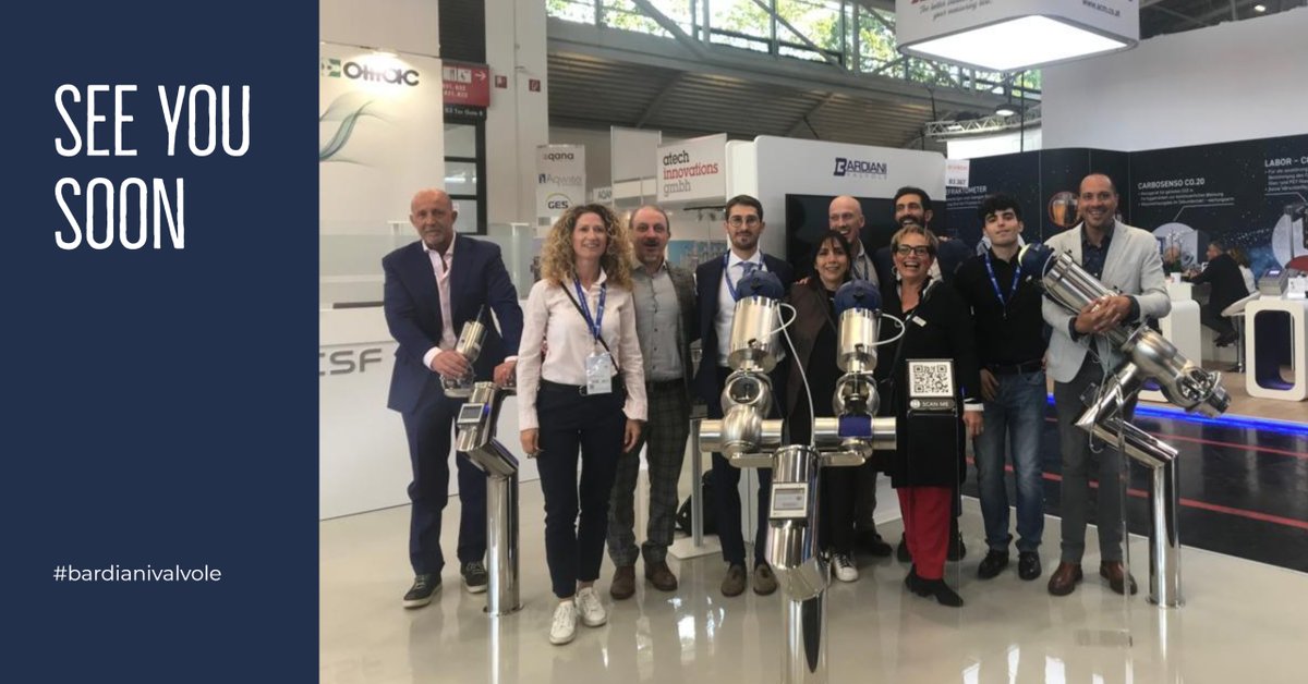 Thank you for visiting us at #drinktec2022! 
#bardianicare #facetoface #drinksindustry #beverageindustry #valves #peoplebeyondvalves