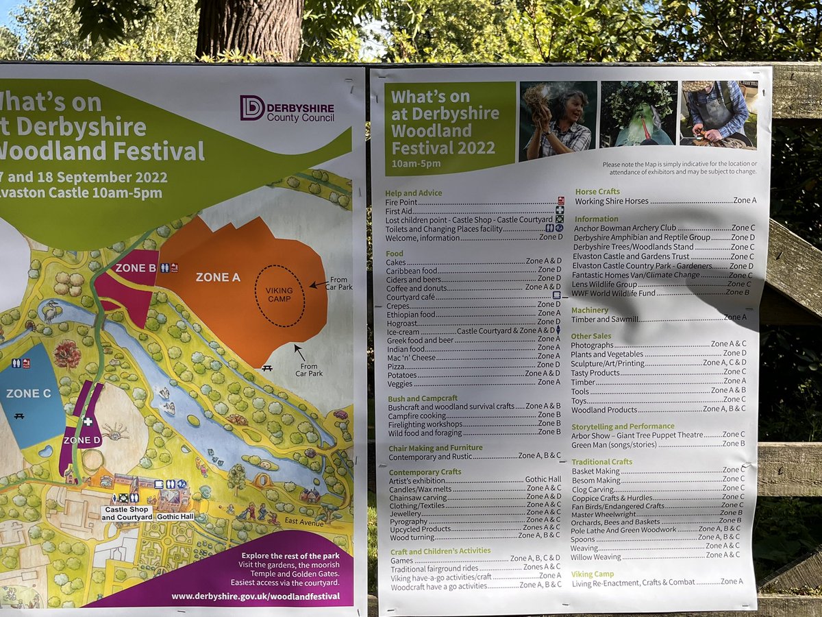 Mightychub's tweet photo. Preparing for this weekend&amp;s #Derbyshire #Woodlandfestival 140 Stands around the site &amp; an amazing wearable sculpture exhibit in the Gothic Hall by Liam Brandon Murray. Something for everyone for a woody good time. #Outspiration https://t.co/k8iRiXlCcW