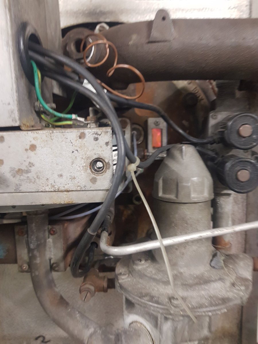 Service carried out today on ideal commercial boiler