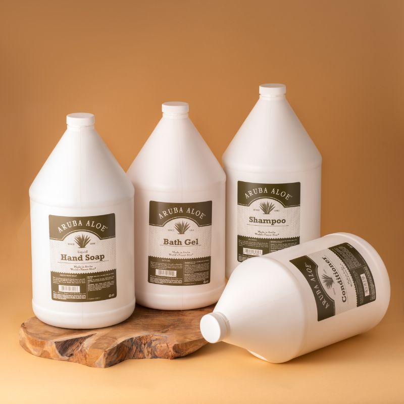 Like to have your Aruba Aloe favorites in dispensers &amp; buy them in bulk? Contact our Wholesale Representative at sales@arubaaloe.com for more information. 
#buylocal #wholesalegifts #aloeveragel #moisturize