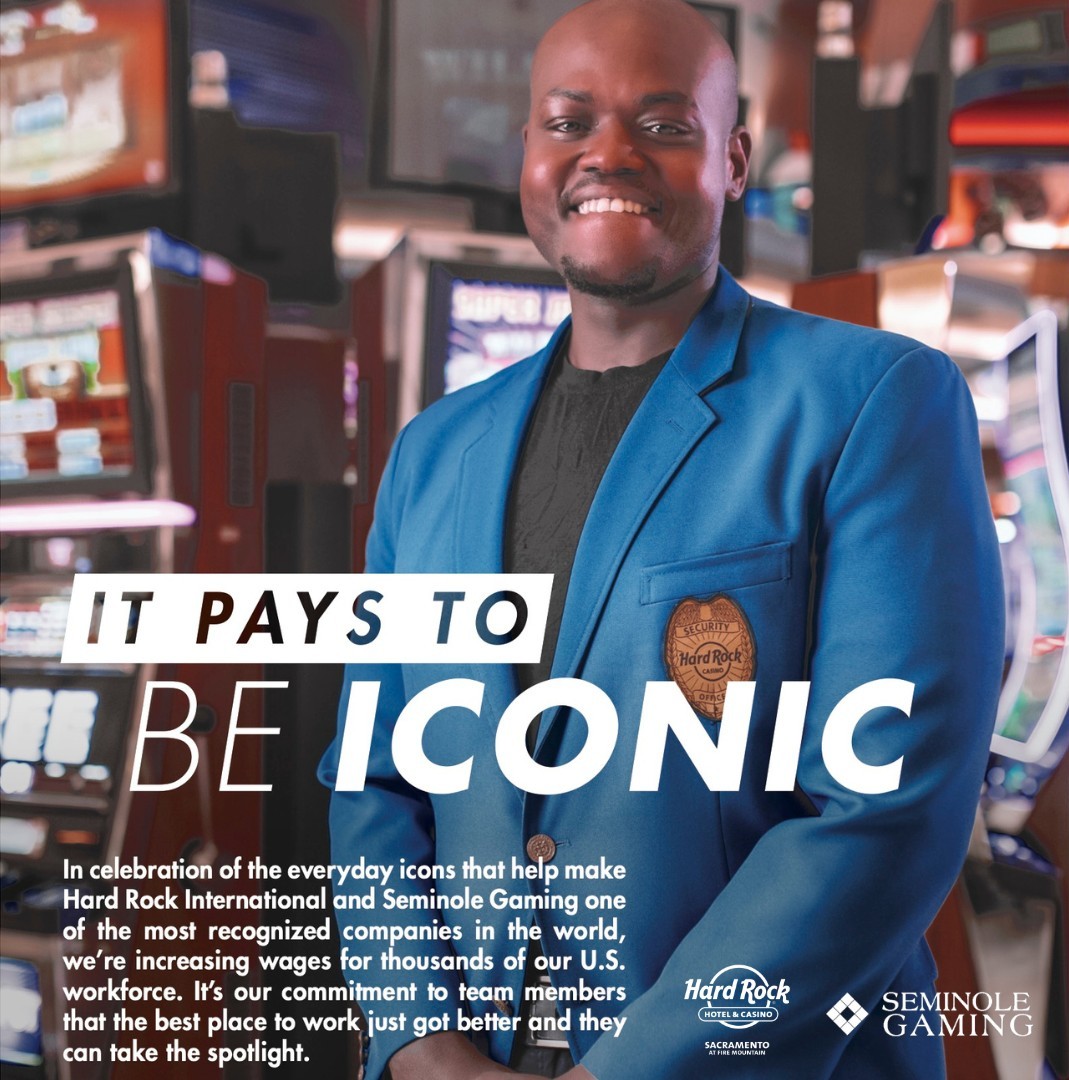 Our team is the heart of everything we do - and their work is paying off. Hard Rock International and Seminole Gaming are increasing wages for half our workforce and new hires across 95 different job classifications as part of a $100 million investment. It pays to be iconic🤘
