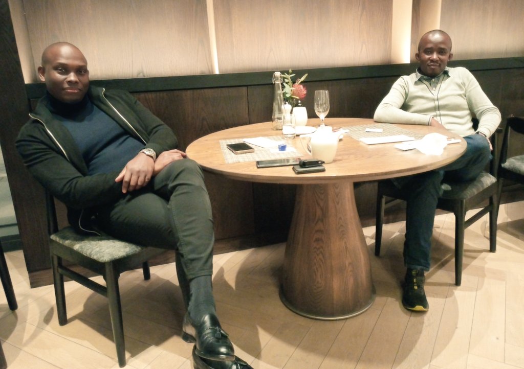 mwirigipaul's tweet photo. Thank you @VusiThembekwayo for your hospitality! What a pleasure it was discussing life, strategy, power moves, parenting and more. God. Bless. Us. #ToTheFuture https://t.co/LqWq1qcZpb
