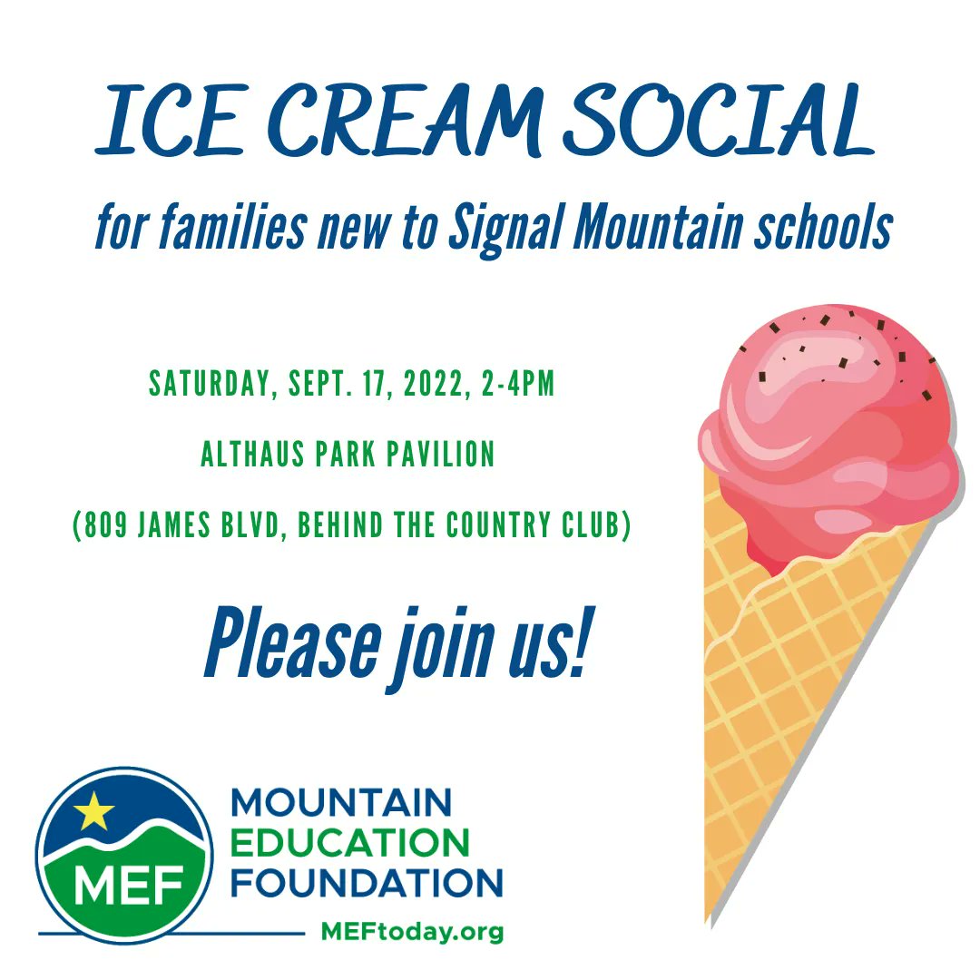 MtnEdFoundation (@mtnedfoundation) on Twitter photo New families! Stop by Althaus Park on Saturday from 2-4pm to meet friends, enjoy free ice cream, and learn how you can be a part of what sets our schools apart! #SignalSOARS New families! Stop by Althaus Park on Saturday from 2-4pm to meet friends, enjoy free ice cream, and learn how you can be a part of what sets our schools apart! #SignalSOARS