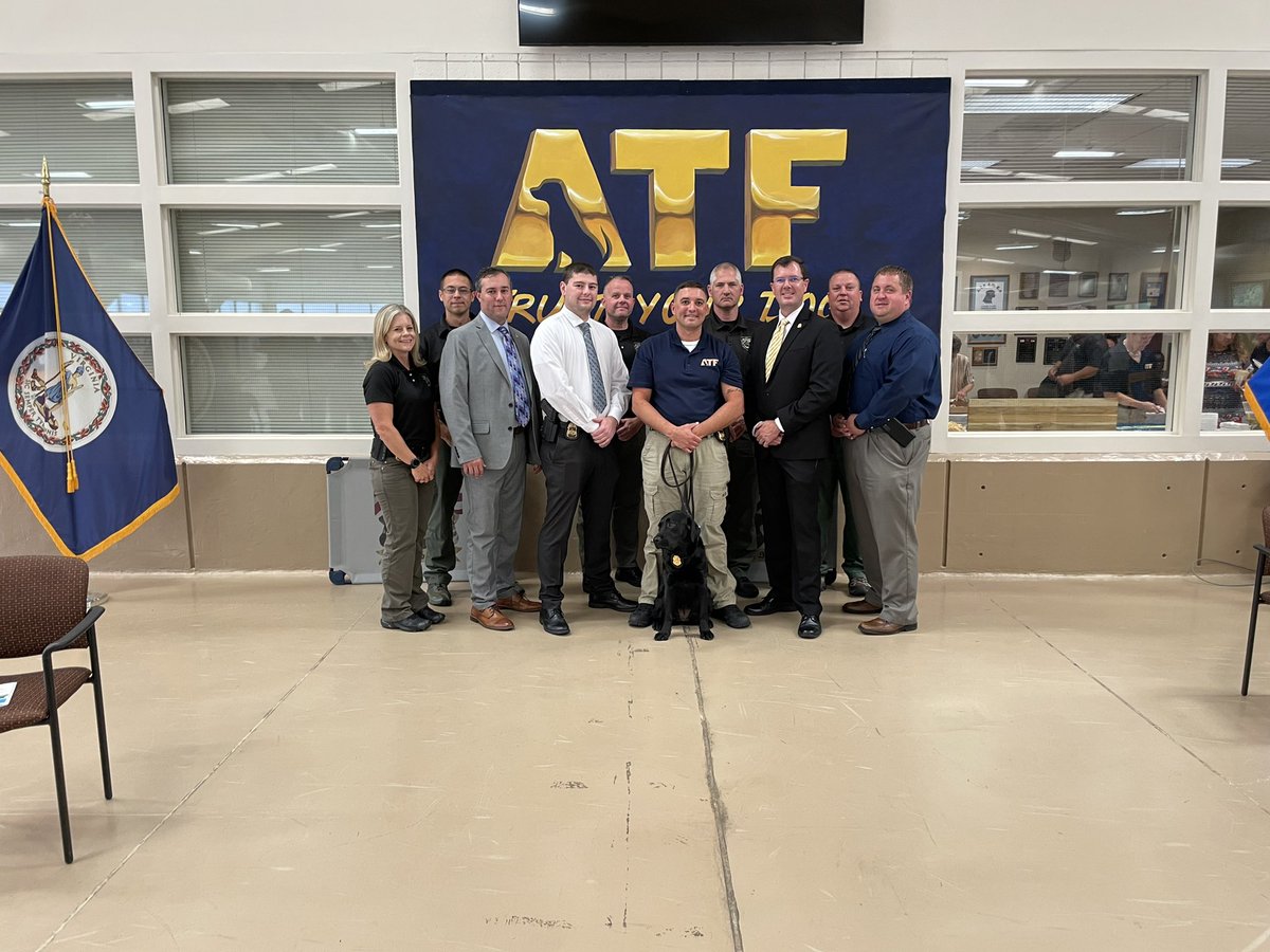 NEW EXPLOSIVES DETECTION CANINE TEAM GRADUATES

<a href="/ATFBaltimore/">ATF Baltimore</a> K9 “Paulie”, a 17-month-old Labrador retriever, has been conditioned to detect explosives, explosives residue, and post-blast evidence. 

More info ---> content.govdelivery.com/accounts/MDFIR…