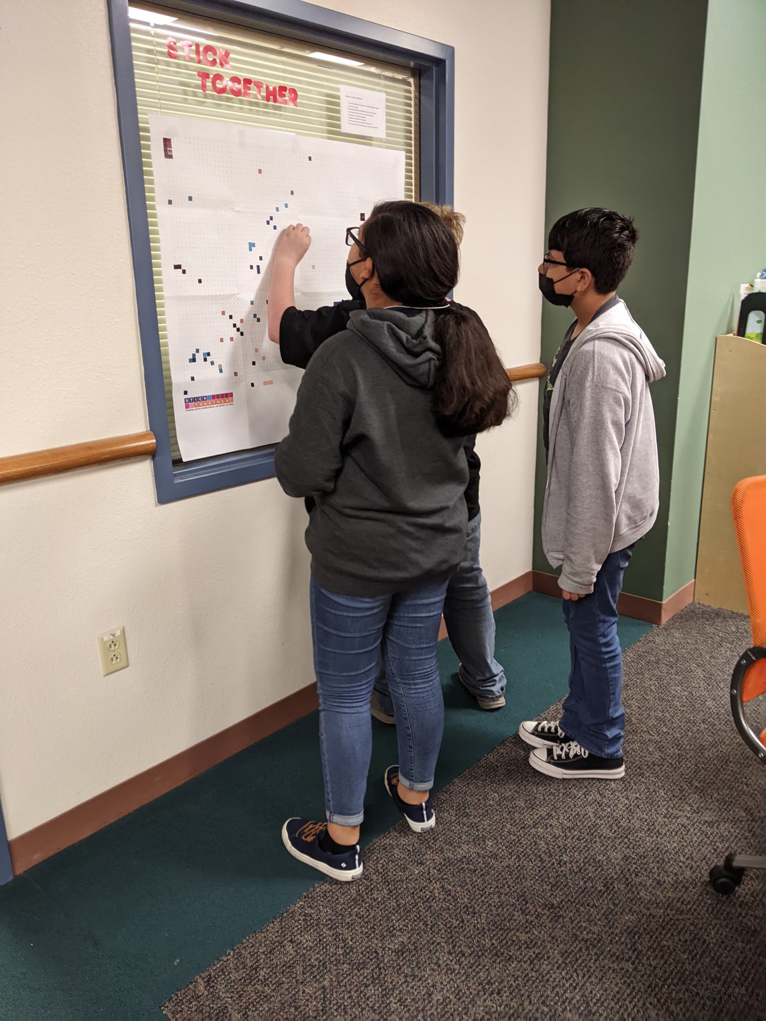 Kingsborough MS Library on Twitter "Our library crew adding to our