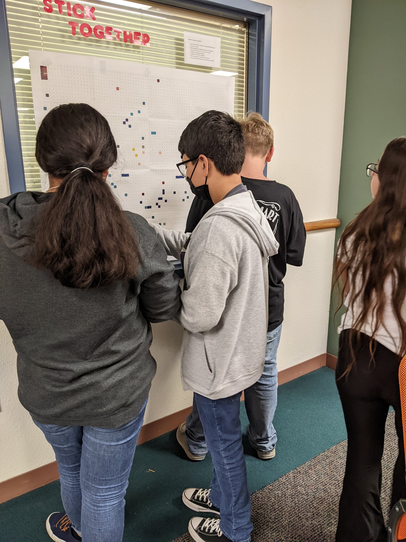 Kingsborough MS Library on Twitter "Our library crew adding to our