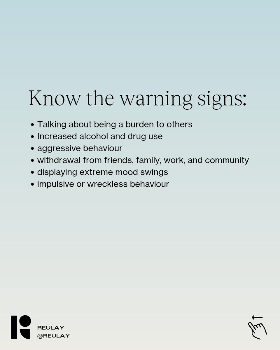 Poor mental health is one of the leading causes of suicide in the US. However you do your part in helping those who might be in need, understand the importance of creating a safe environment for them to talk.

#mentalhealth #SuicideAwarenessMonth #SuicidePrevention