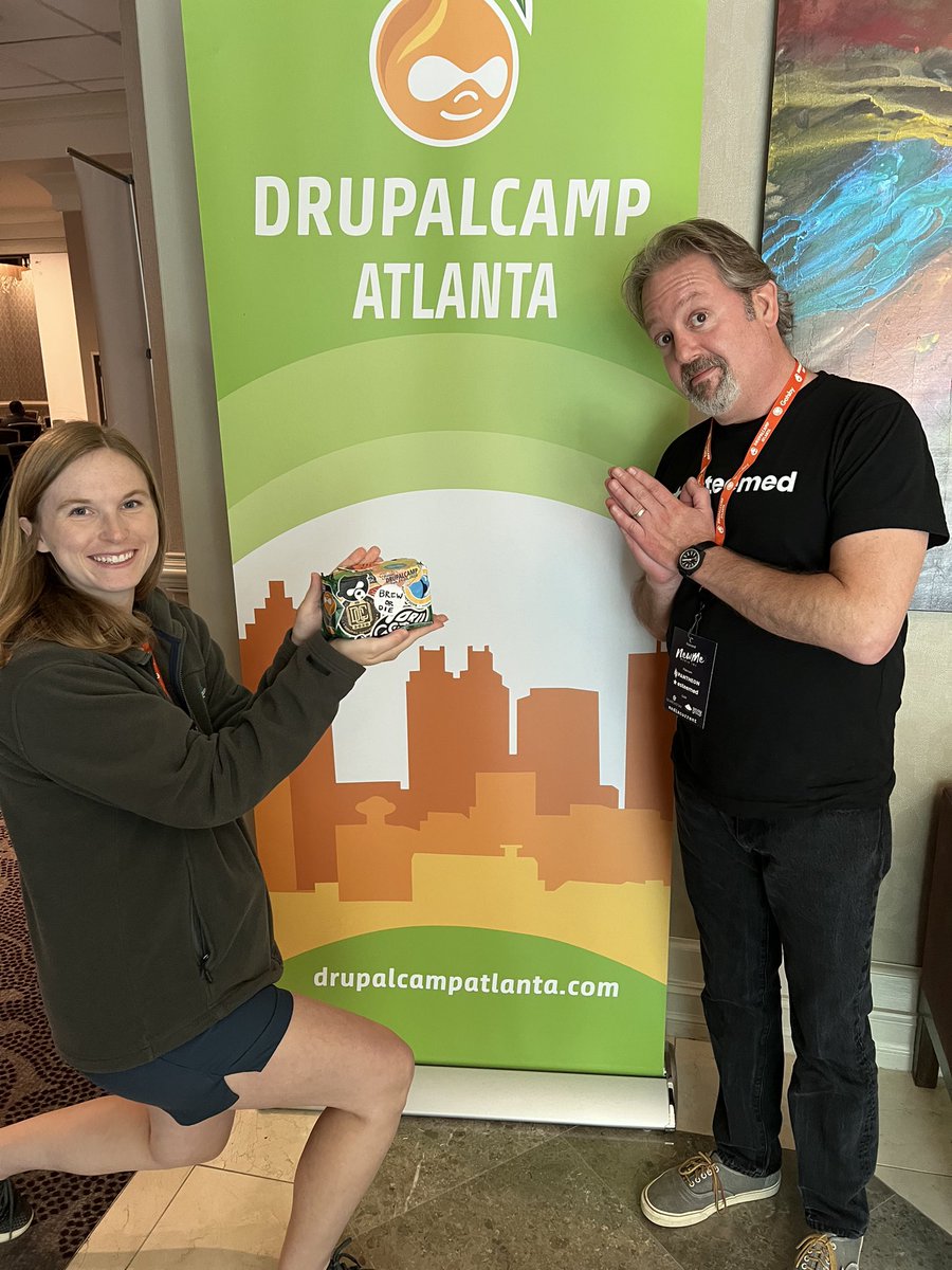 DrupalCamp Atlanta (@drupalcamp_atl) on Twitter photo The Brick o’ Shame has been passed on. Chris McGrath of <a href="/EsteemedTalent/">Esteemed Talent</a> has been bestowed this great honor! #DCATL #DrupalCoffee <a href="/Sevaa/">Sevaa Group</a> #brickofshame The Brick o’ Shame has been passed on. Chris McGrath of <a href="/EsteemedTalent/">Esteemed Talent</a> has been bestowed this great honor! #DCATL #DrupalCoffee <a href="/Sevaa/">Sevaa Group</a> #brickofshame