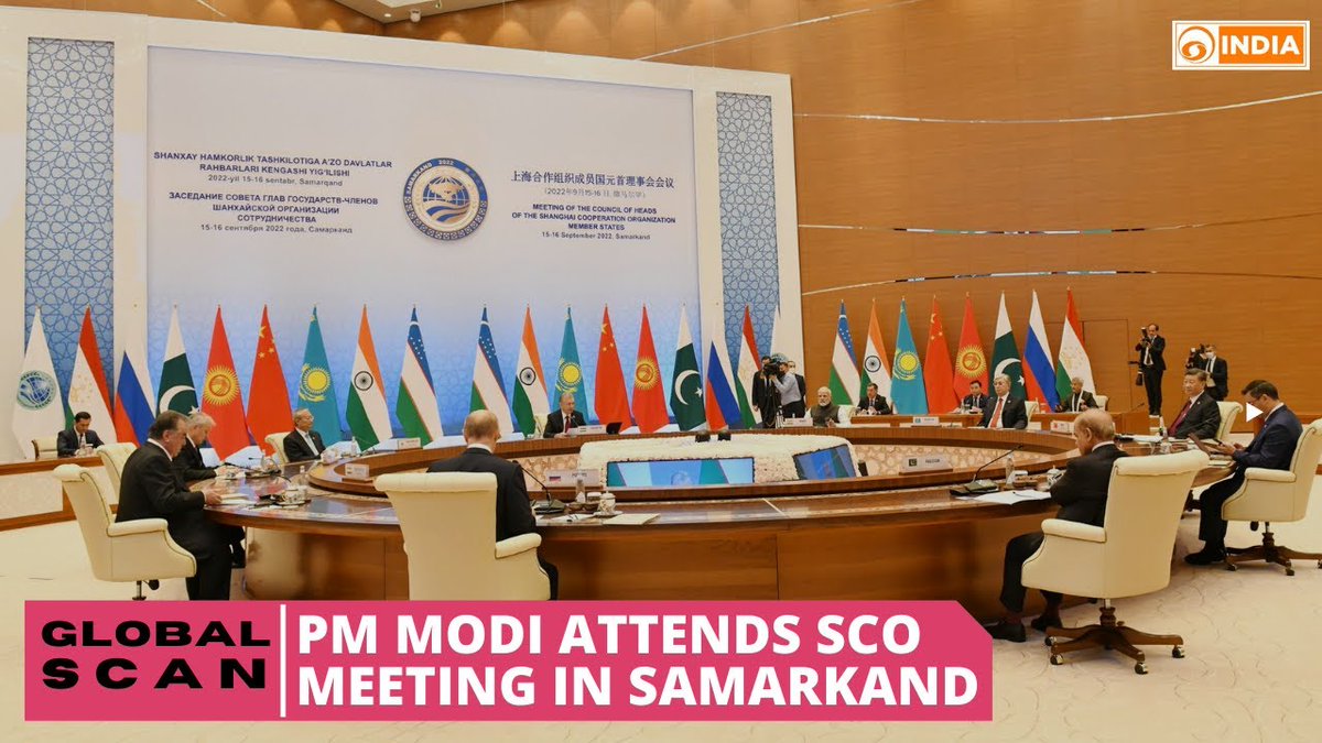 DDIndialive's tweet photo. Global Scan | Major #InternationalDevelopments of the week
Top headlines
🔶 PM Modi attends SCO Meeting
🔶 India all set to assume Presidency of G20 from December
🔶 India Issues Advisory Outlining Risks for Students
Watch: https://t.co/7paAAhyCVJ https://t.co/9P2kEnuABt
