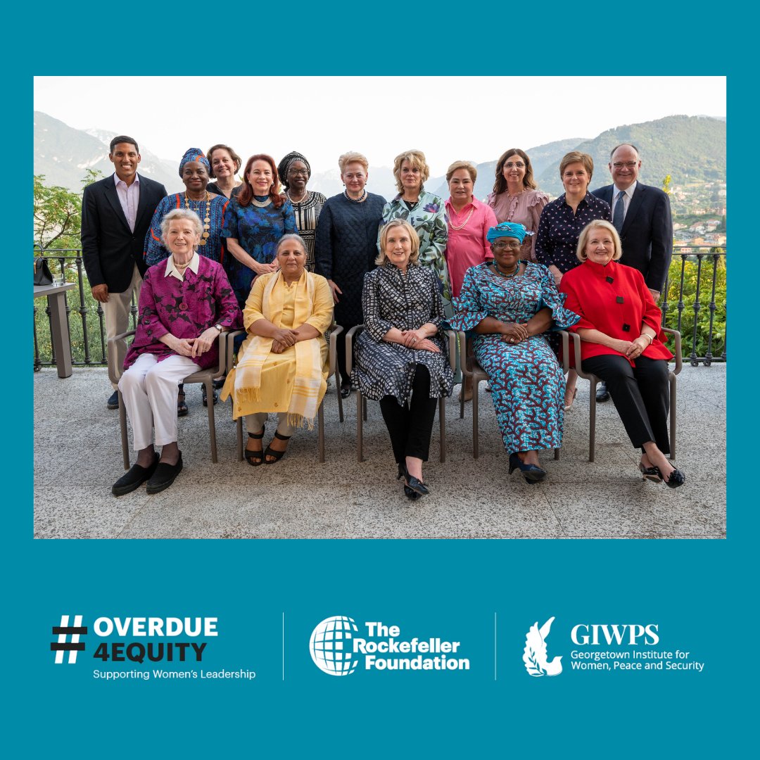 A group of women leaders gathered by <a href="/RockefellerFdn/">The Rockefeller Foundation</a> and <a href="/giwps/">GU Women & Peace</a> is leading a call for urgent action to end gender injustice once and for all.

See recommendations on the path forward: rockfound.link/Overdue4

#Overdue4Equity