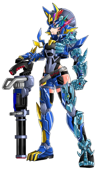 #最近フォローした方は知らない過去絵を晒す 気に入ってるやつゼロワン系ライダー少女 