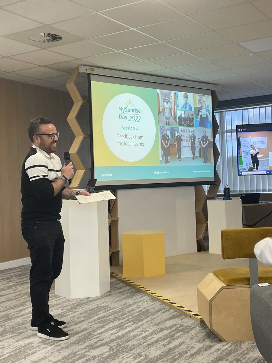 MySunriseApp's tweet photo. Thanks to Steven Doyle and Katie Sheen from Plymouth @UHP_NHS for sharing their feedback with the team! #MySunriseDay #nhs #cancerapp https://t.co/dANrxN7NHd