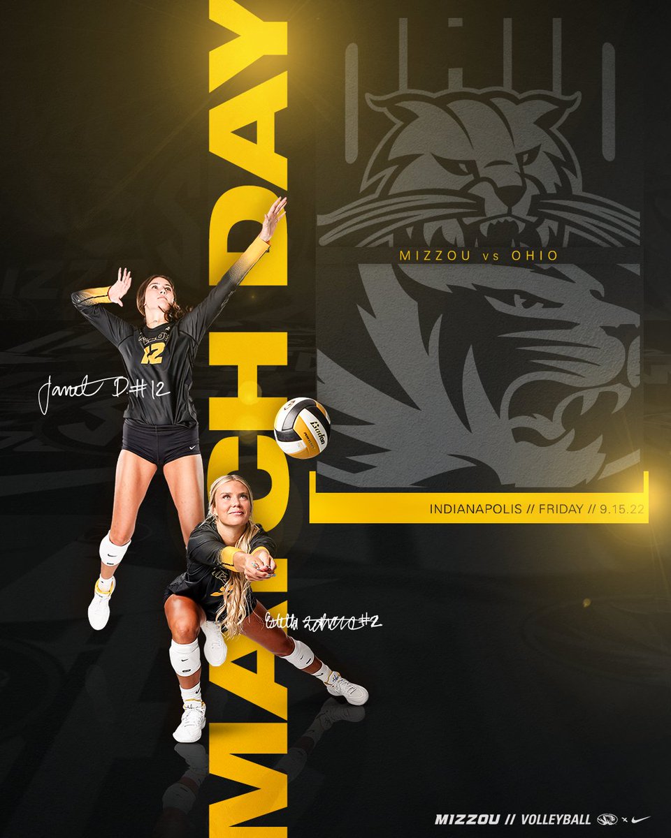 Indy we are ready for you...

📍 Indianapolis, Indiana 
⏰11 A.M. 
🆚 Ohio 
📊bit.ly/3DvnxDu

#MIZ🐯🏐