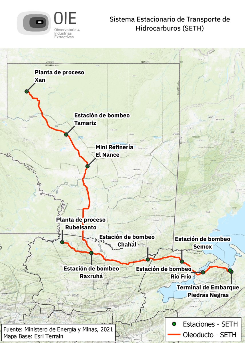 oie_gt's tweet image. Además del contrato 2-85, el MEM aprobó, en 2019, un contrato para que Perenco pueda operar el Sistema Estacionario de Transporte de Hidrocarburos (SETH):