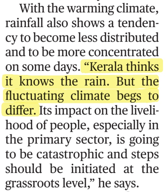 SwathyMohanlal's tweet photo. Kerala is more vulnerable to Climate Change. https://t.co/3pg0pcTYfA
