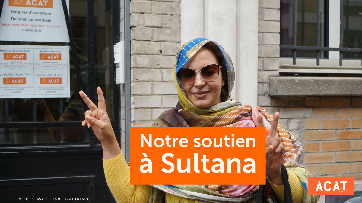 ACAT_France's tweet photo. #SaharaOccidental 🇪🇭 | Nous sommes très heureux d’accueillir Sultana Khaya dans nos locaux à Paris.

Nous lui remettons les centaines de lettres de soutien de nos adhérents en hommage à son combat de défenseuse des droits humains. (1/3) https://t.co/VwCy7CeClw