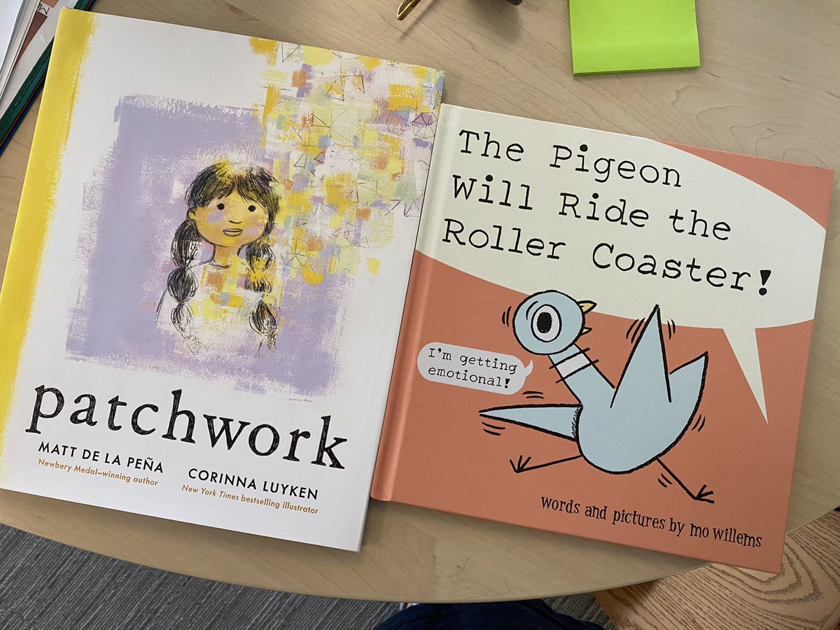 So excited for my 2 new books!! I can’t wait to share them with my students! <a href="/mowilliams/">Mo Williams</a> <a href="/The_Pigeon/">The Pigeon</a> <a href="/mattdelapena/">Matt de la Pena</a>