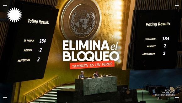 #Cuba presentará por trigésima ocasión resolución contra bloqueo de EEUU ante la Asamblea General de la ONU. #CubaPorLaVida #CubaVsBloqueo #CódigoSí #MatancerosEnVictoria