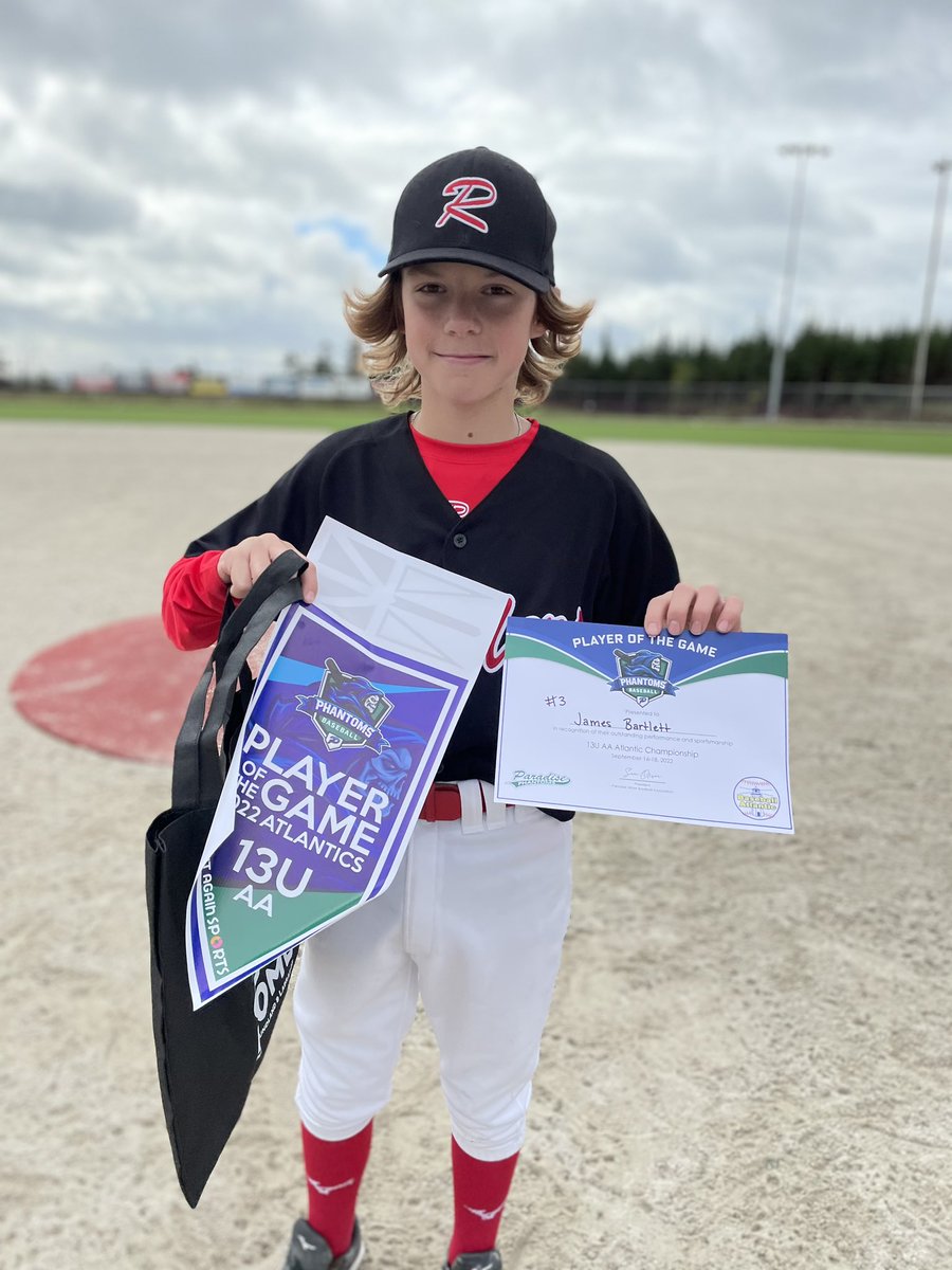 With some solid pitching and defence from both teams, this was a fun one to watch, <a href="/RaidersU13AA/">@RaidersU13AA'22</a> ended up with the W in Game 1. We’re back at it at 2pm at Milton Rd field!  Congrats to Players of the Game Ethan Voisey (Paradise) and James Bartlett (CBS). #U13AA #BaseballATL