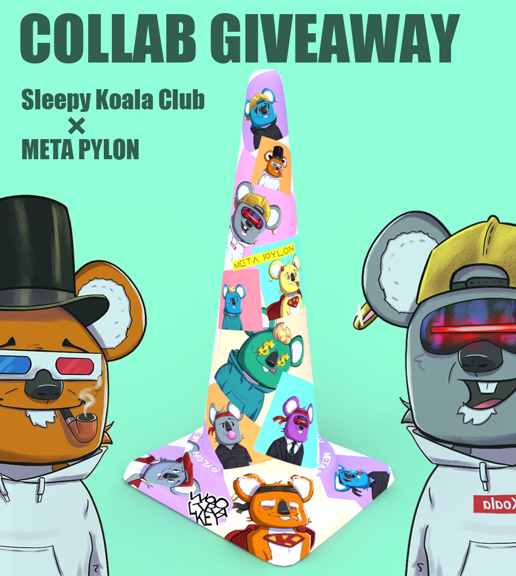 MetaPylon's tweet photo. 💫 MetaPylon × Sleepy Koala Clubs

🏆 10 x MetaPylon WL spots
🏆 15 x SleepyKoalaClubs WL spots

✅To enter:
0️⃣Follow 
@MetaPylon

 &amp; 

@Sleepykoalaclub

1️⃣RT + Like 
2⃣Join https://t.co/1Y8MuVIrCI
3⃣Join https://t.co/RxQTcoxWlt

⚡️24H https://t.co/ZHfHf15fFF
