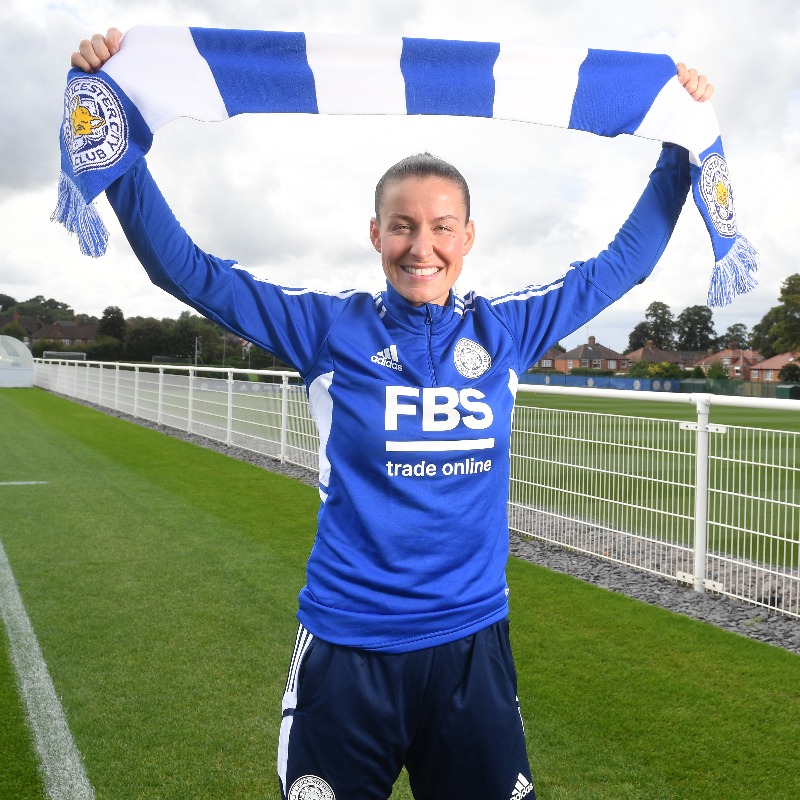 LCFC_Women's tweet photo. LCFC Women can confirm the signing of Northern Ireland international Demi Vance, subject to league approval.