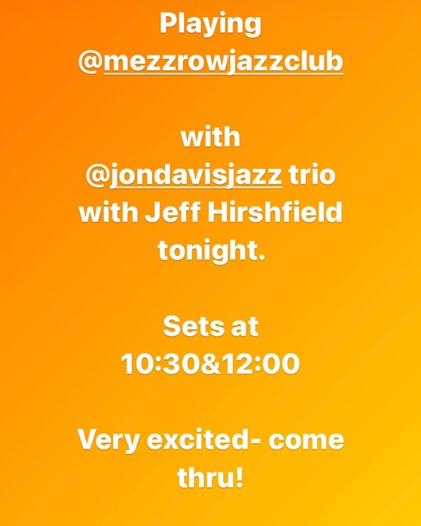 Playing with some heavies tonight. Come through, it will be good. instagr.am/p/CikZaAag8fo/